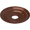 Ekena Millwork Federal Ceiling Medallion (Fits Canopies up to 8 1/2"), 15 3/8"OD x 3 5/8"ID x 1"P, Copper Penny CM15FECPS - alternate 4